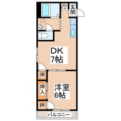 ドルフ楠の物件間取画像